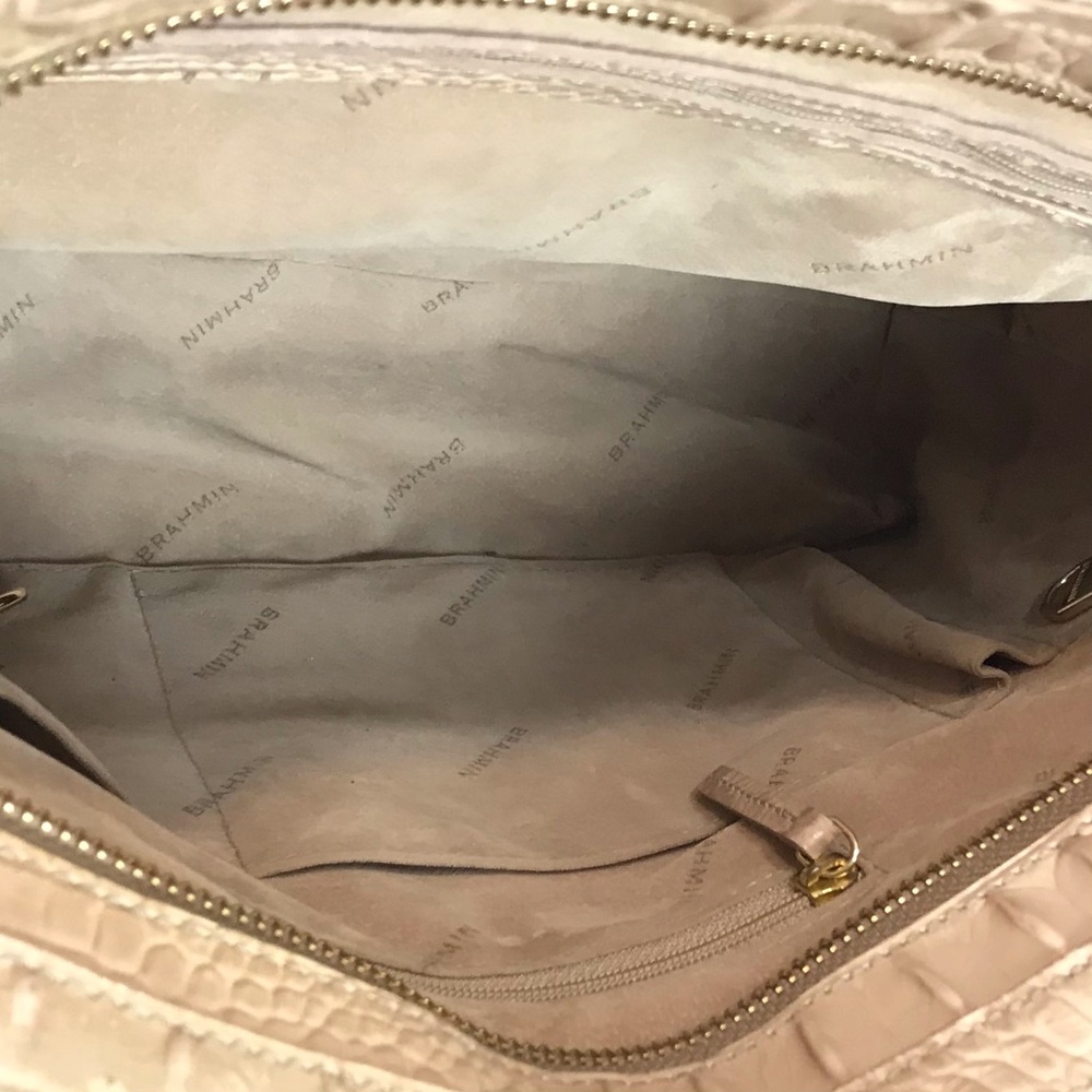 Brahmin Ruby Silk Melbourne Satchel Crossbody Bag - image 6